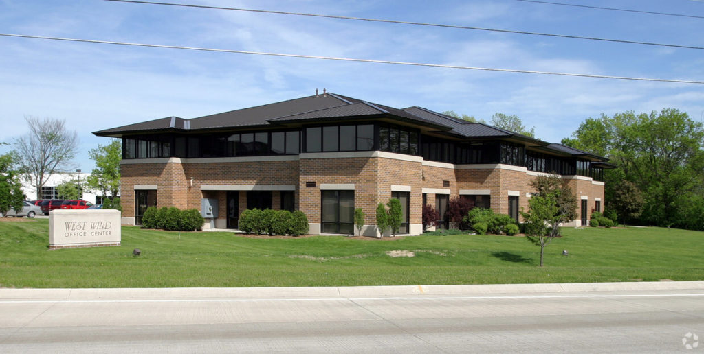 Image of the West Wind Office Park, office space for lease in Pewaukee.